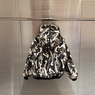 NH8E Grailz PROJECT G/R Snow White Camouflage n2b Flight Washed Jacket Padded Jacket