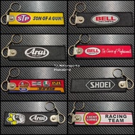 High Grade Keychain Flight Stp Shoei Helmet Retro Racing