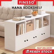 Finnso: Hana 4 Cube Bookshelf (2Tier+2)/DIY Utility Shelf/ rak buku / Almari baju kanak