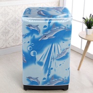 Washing machine cover waterproof  home Scandinavian printing pattern  dustproof oil resistant dirty wear  on the open fully automatic 5-7.5kg 8kg 9kg 10kg washing machine cover top load