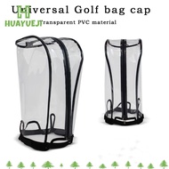 HUAYUEJI Golf Protect Hat Cover, PVC Transparent Multicolor Golf Bag Cap, High Quality Waterproof Dustproof Golf Bag Cover Outdoor