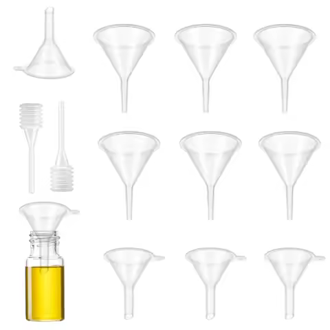 10/30/50Pcs Precision Mini Funnel for Lab Bottles Sand Art, Perfume, Spice, Powder, Essential Oil, R