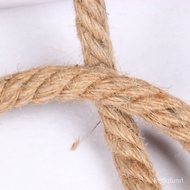 ‍🚢Hemp Rope Tug of war rope Woven Jute Rope Tug-of-War Competition Thickness Decoration Binding Jute Rope Cat Climbing F