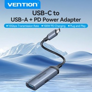 Vention USB-C Hub 10Gpbs USB-C Male to USB-A Female/PD Power Supply Adapter For Phone Laptop