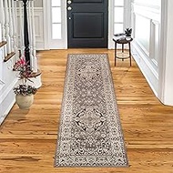 Superior Indoor Runner Rug, Jute Backing, for Entryway, Dining, Kitchen, Bedroom Floors, Traditional