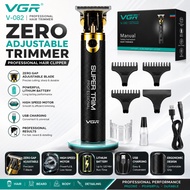 VGR V-082 Professional Zero Gap Hair Trimmer Cordless Beard Trimmer T Blade Hair Clipper Rechargeabl