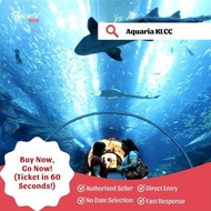 [PROMO DISKAUN 10%] Aquaria KLCC Weekday INSTANT TIKET [Tripcarte Asia]