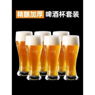 啤酒杯大容量精釀啤酒玻璃杯家用酒吧創意扎啤杯子大力神杯果汁杯