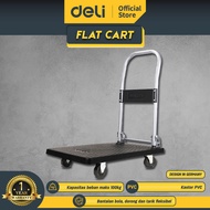 Deli Flat Cart / Hand Truck 200 Pound 90 Kg Troli Angkut Barang DL6110