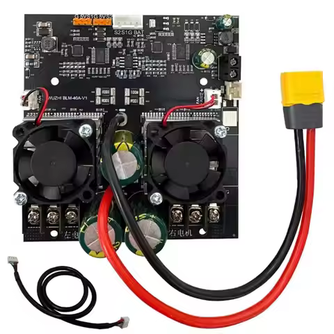 BLM-40A Dual-Channel Bidirectional Motor Controller 80A 2400W Brushless Motor 7- 30V Sensorless BLDC