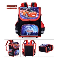 SQUARE SCHOOL BAG { DESIGN G-MCQUEEN 1 }