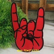 Rock People Trendy Style Iron-on Patches Embroidered Clothing Decoration Hats Bags Jeans Jackets Cut