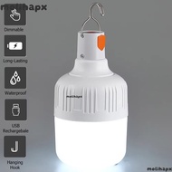 MOLIH Rechargeable LED Light Bulb, USB Rechargeable 6500K White Light Hanging LED Bulb,  Hanging Hoo
