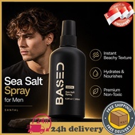👍[SG Lacol Stock] BASED SANTAL Sea Salt Spray for Men – Instant Beachy Texture, Hydrates & Nourishes