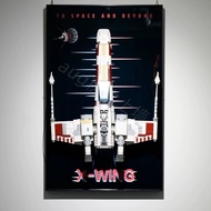 Display Wall Photo Frame 75355 X-Wing Starfighter Star Wars Displaying Pictures (without Building Bl