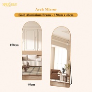 MIRRORKU Cermin Panjang Cermin Kahwin Welcome Board Wedding Mirror Stand 40cm x 150cm