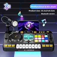 Multifunctional DJ Mixer Children Simulation DJ Controller Live Sound Card Music Player Whac A Mole 