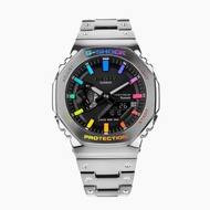 GM-B2100 TMJ SILVER RAINBOW STAINLESS STEEL BEZEL PREMIUM COPY 1:1