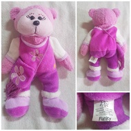 Authentic Beanie Kids Funky the Fashion Bear Beanie Plush Soft Toy