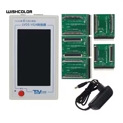 HamGeek TV160 6TH Generation Mainboard Converter LVDS-VGA Converter LCD TV Motherboard Tester 4.3" S