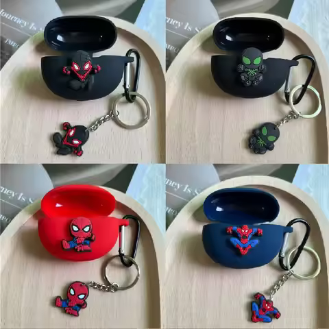 Cartoon Earphone Case for Realme Buds T100 Headphone Dustproof Protector Charging Box for Realme Bud