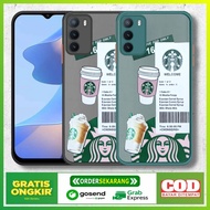 Case Oppo A16 Colored Mate Hybrid Premium Gambar Starbucks