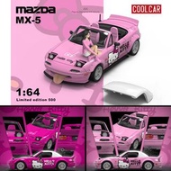 [現貨] 1∶64 車模 MAZDA MX-5 ROSTER MIATA - HELLO KITTY 合金汽車模型