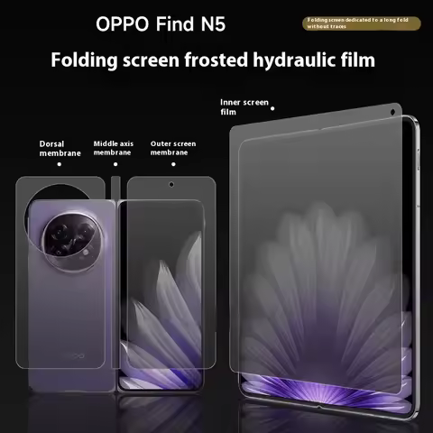4 In 1 Matte Hydrogel Soft TPU Film For Oppo Find N5 Inner Outer Hinge Sticker For Oppo Find N2 N3 F