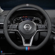 NEW item Car Steering Wheel Cover For Nissan Almera X-Trail Grand Livina Navara Serena C27 Qashqai Terra Patrol Sylphy Juke Teana 2022 Leather Absorb Sweat Accessories