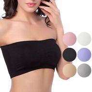 Plus Size Wrap Bra Bralette Bandeau Top Invisible Bra Ladies Bustier Crop Top Top Bra Women's Crop Tube