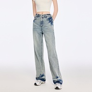 Vintage Wash Faded Jeans