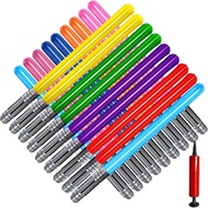 18 Pcs Inflatable Light Sabers - 5 Vibrant Colors, 35 Inch Inflatable Lightsaber Swords Toys with Ai