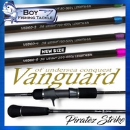 PIRATEZ STRIKE VANGUARD BAITCASTING ROD SLOW JIGGING ROD SALTWATER FISHING ROD