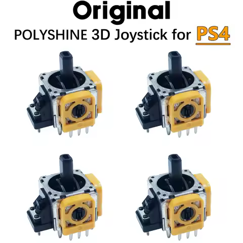 Original POLYSHINE 3D Joystick for PS4 Gamepads, Replacement PS4 Controller Drift Fix Joystick for S
