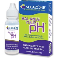 Alkazone Balance Your pH, Antioxidants Alkaline Mineral Drops, Single 1.25 Oz Pack, Portable, Yields