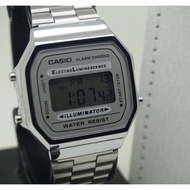 CASIO A168 Silver High Quality Unisex