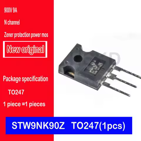 The new original spot STW9NK90Z W9NK90Z 900V9A MOS FET TO-247 Nano-protection ultra-network MOSFET