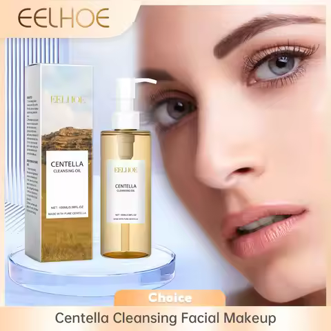 EELHOE Centella Cleansing Oil Facial Makeup Remover Moisturizing for Face Shrink Pores Removal Clean