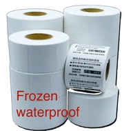 freezer thermal label sticker barcode waterproof synthetic frozen sticker barcode