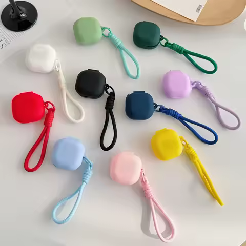 For Samsung Galaxy Buds 2 Pro/FE/2/Live/Pro Case Luxury Color Silicone Shockproof Cover For Samsung 