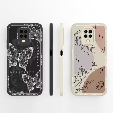 Case For Redmi Note 9S 9T Advanced Funda Soft Liquid Silicone Phone Shell For Xiaomi Redmi Note 9 T 