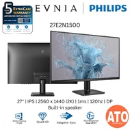 Evnia By Philips 27" IPS 2K 120Hz 1ms Quad HD Monitor (27E2N1500) *5 Years Warranty*