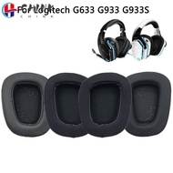 CHINK 1Pair Ear Pads Noise-Cancelling Foam Pad Earmuffs Earbuds Cover for For Logitech G633 G933 G933S
