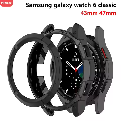 Case for Samsung Galaxy Watch 6 Classic 43mm 47mm Protective TPU Cover for Samsung Galaxy Watch 6 Cl