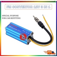 12V 3 IN 1 CAR AUTO STEREO ANTENNA FM RADIO BAND FREQUENCY CONVERTER-1 PCS