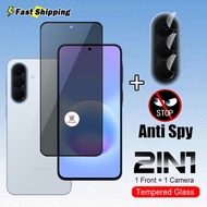 2in1 Privacy Screen Protect Glass For Samsung Galaxy A57 A37 A27 A17 GalaxyA57 5G Not fingerprint un