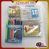 CHANGLI ROTARY CRAYON/SKETCH TWIN MARKER PEN/COLOUR MARKER PEN (HP-6675B/HP-6676/HP-6696/HP-6628)