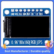 【NEW】IPS RGB Display 0.96 Inch 7P SPI HD 65K Full Color LCD Module ST7735 Drive IC 80X160 (Not OLED)