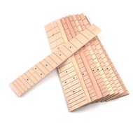 10Pcs Maple Fretboard Ukulele Fingerboard for 26 Inch Tenor Ukulele with 3mm Dot 18 Fret Fretboard U