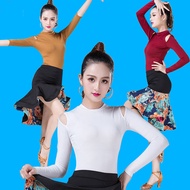 Latin Dance Costume Practice Costume Female Modern Dance Costume Top Slim-fit Dance Costume Dance Co